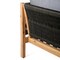 Armen Living Sienna Outdoor Eucalyptus Sofa in Teak Finish with Gray Cushions LCSISOWDTK - alternate 3
